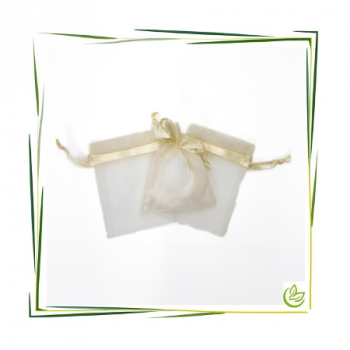 Organza Beutel Champagne (7,5x10cm)